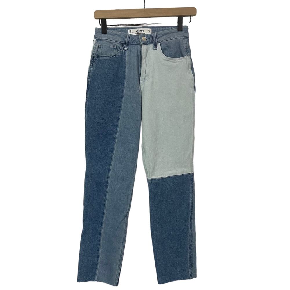 Hollister Curvy High-Rise Mom Jean - Blue - 24